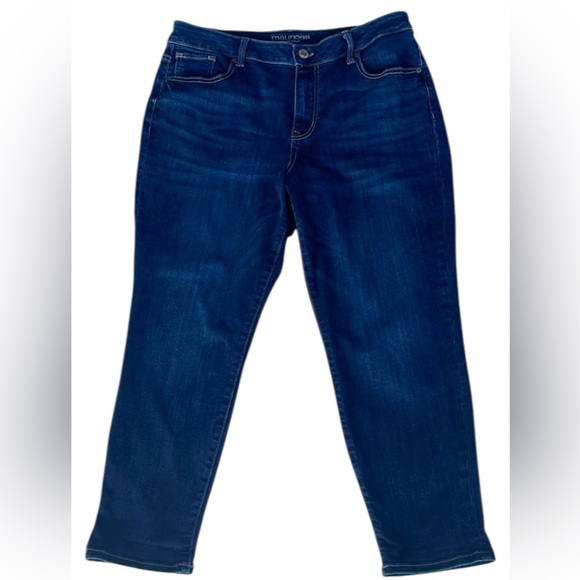 MAURICES WOMENS HIGH-RISE BLUE JEANS SIZE 16 - Picture 1 of 7